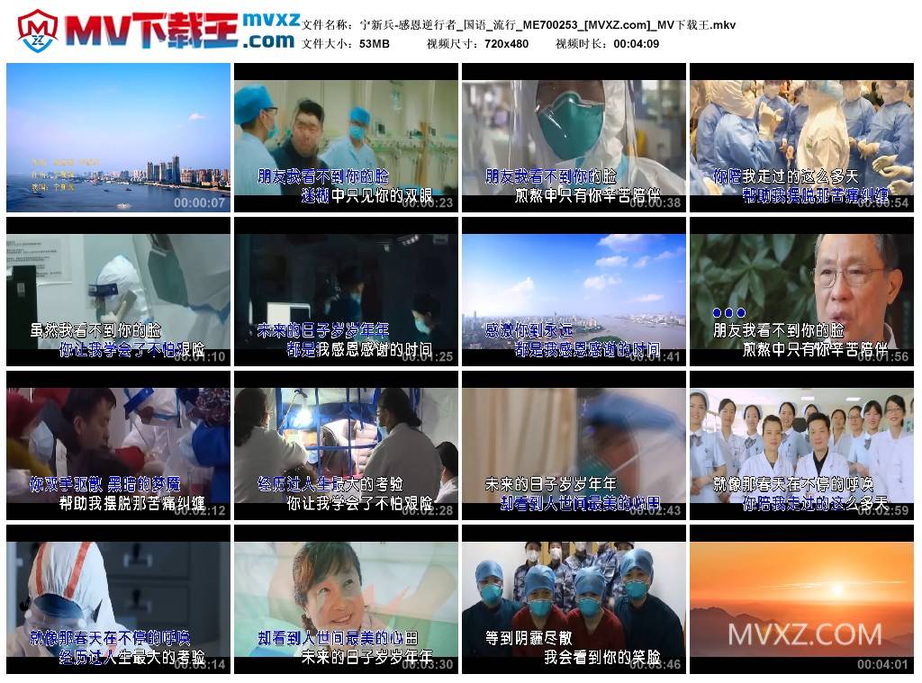 宁新兵-感恩逆行者_国语_流行_ME700253